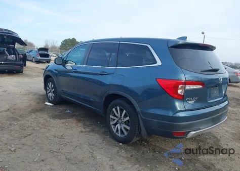 2019 Honda Pilot Ex-L z USA, uszkodzony, nr VIN 5FNYF5H59KB015499